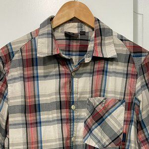 Merrell Men's lightweight 100% cotton button shirt